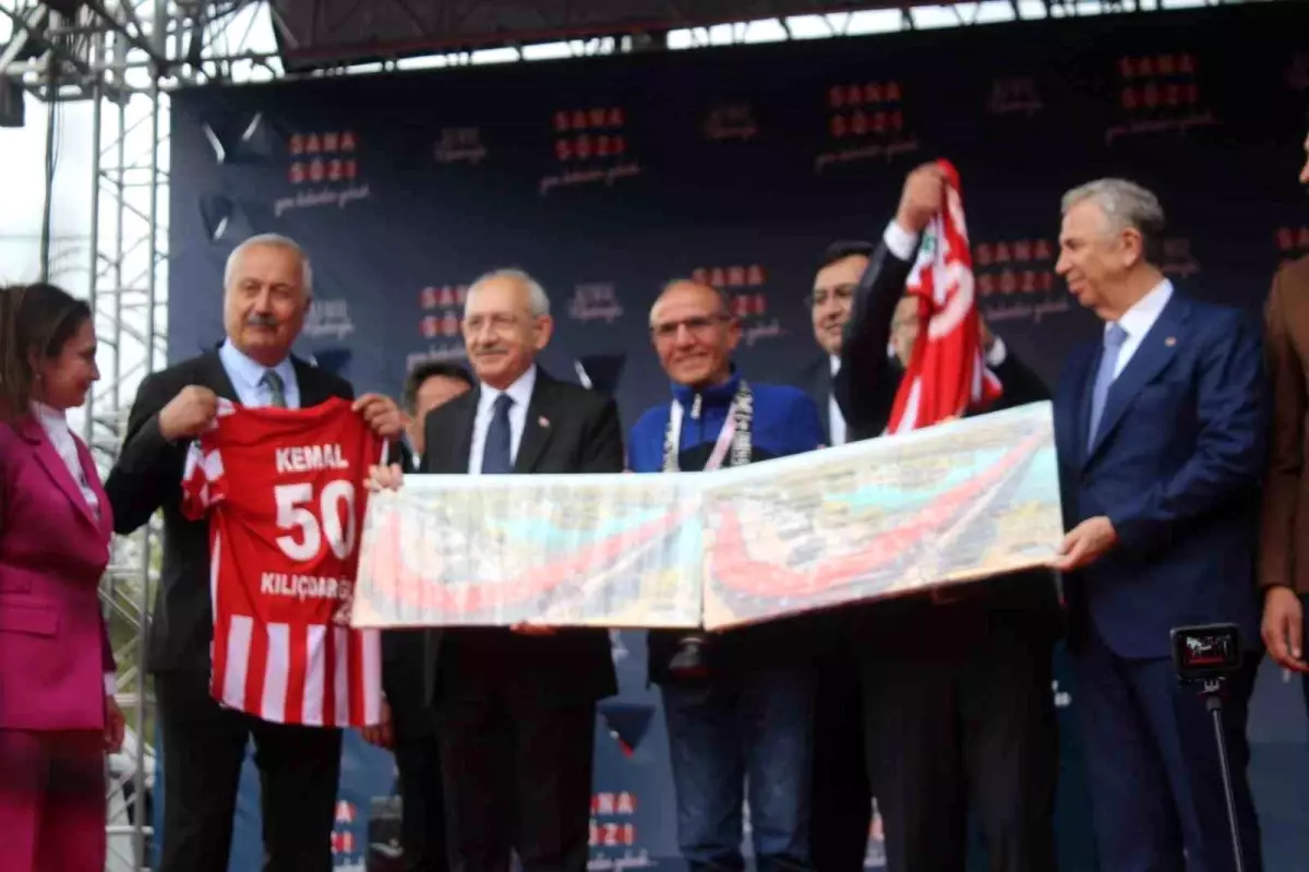 Kılıçdaroğlu ve Yavaş Nevşehir\'de seçim mitinginde konuştu