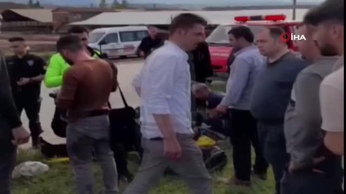 Tokat'ta kaza: Kontrolden çıkan araç refüje çıktı 2 kişi yaralandı