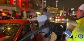 Taksimde Huzur Uygulaması: Araçlar Tek Tek Durduruldu ve GBT Kontrolleri Yapıldı