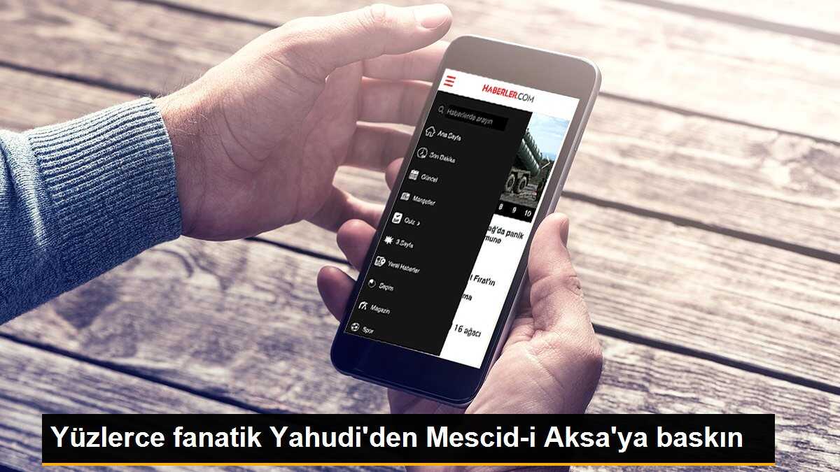 Doğu Kudüste Mescid-i Aksa\'ya Yahudi yerleşimciler baskın düzenledi