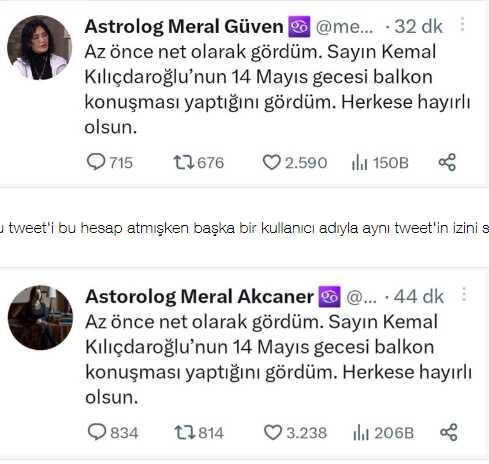 Astrolog Meral Güven'in seçime 5 gün kala, Cumhurbaşkanı adaylarından birinin öleceğini söylediği iddiası