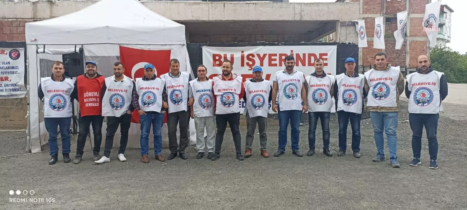 Çaybaşı Belediyesi İşçileri Grevden Döndü