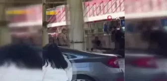 Bursa'da gençler arasında meydan muharebesi kamerada