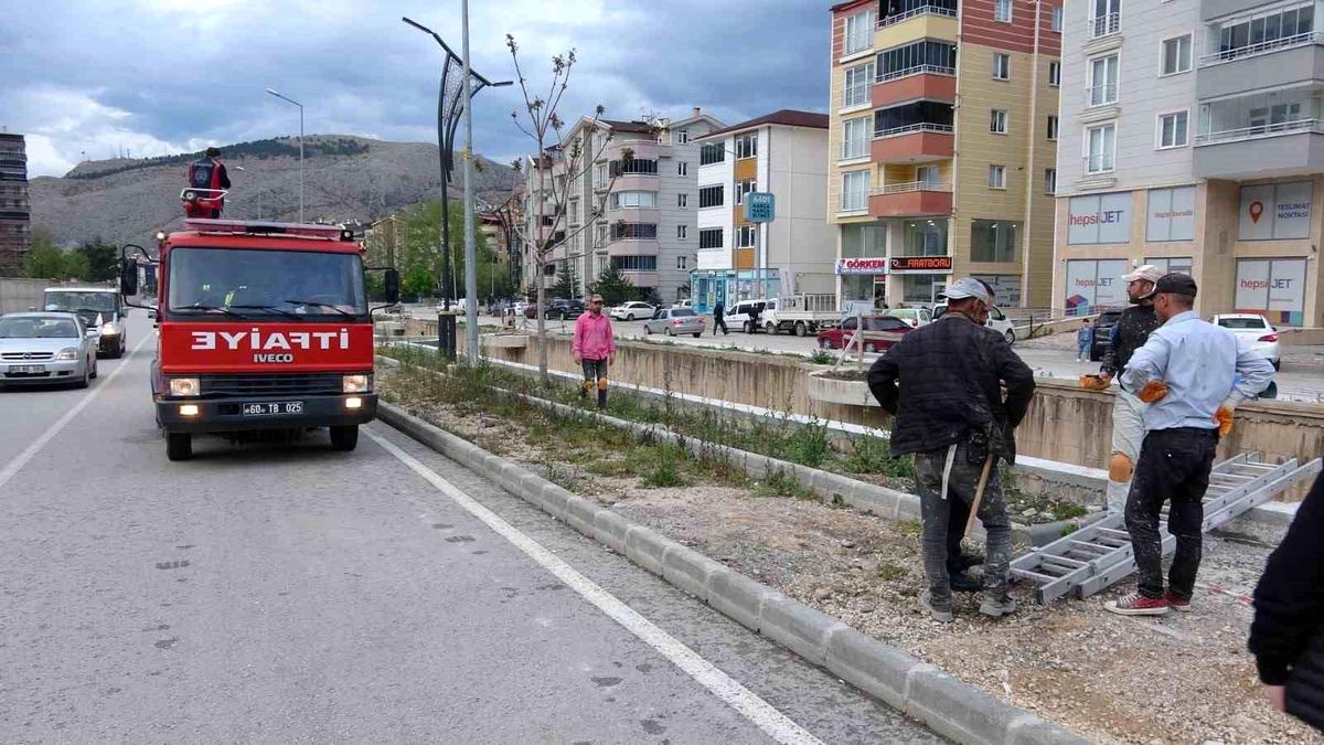 Tokatta kanala düşen şahsı ekipler kurtardı
