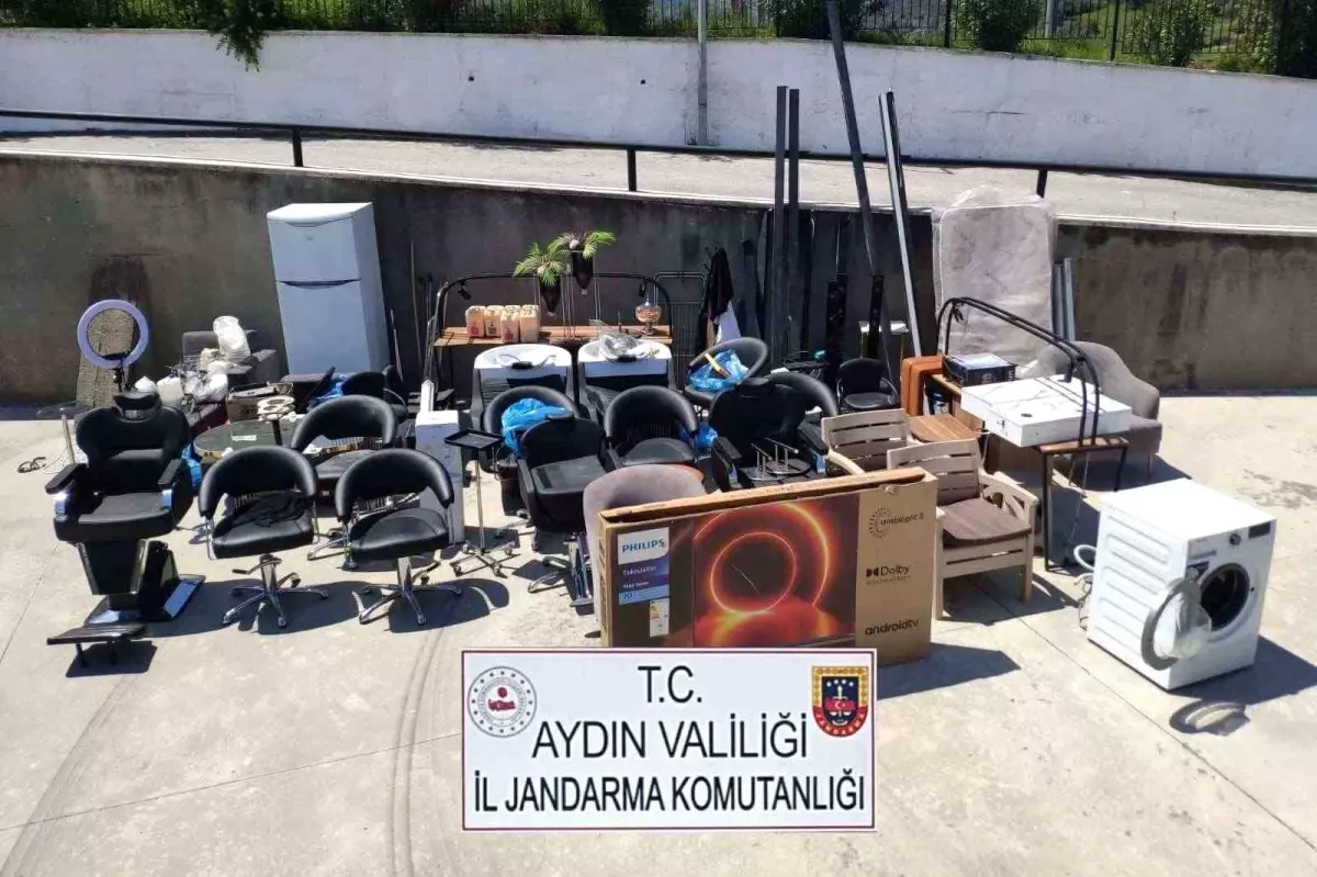 Muğla\'da bir kuaförden yapılan hırsızlık Aydın\'da son buldu