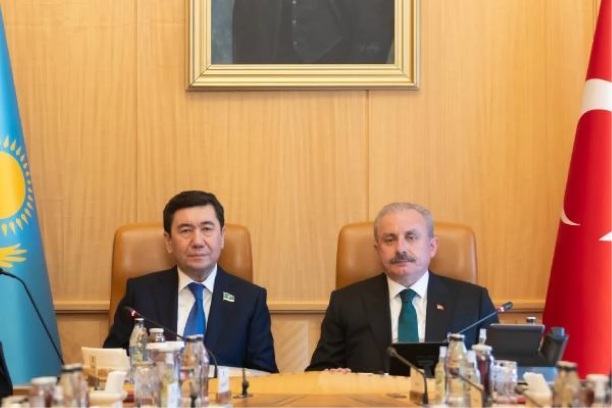 TBMM Başkanı Şentop, Kazakistan Meclis Başkanı Koşanov ile görüştü