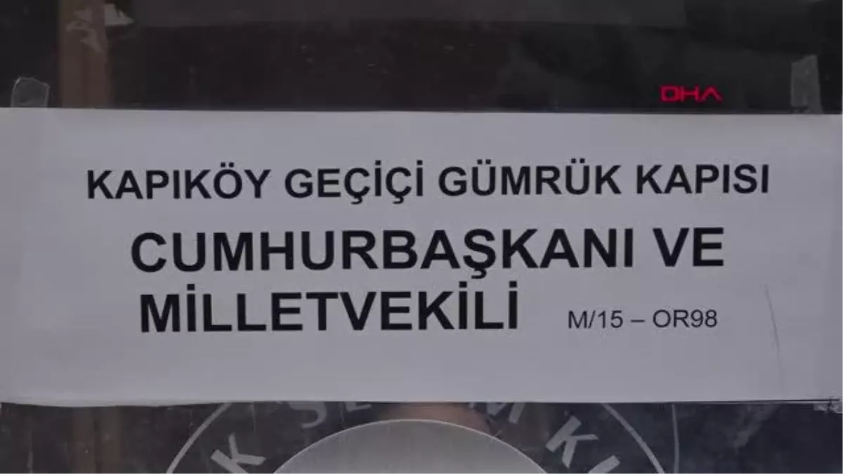 Van\'da Kapıköy Gümrük Kapısı\'nda oy verme işlemleri başladı