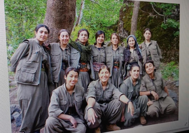 Yeşil Sol Parti adayı Ayten Dönmez'in PKK kamplarındaki yeni fotoğrafları ortaya çıktı