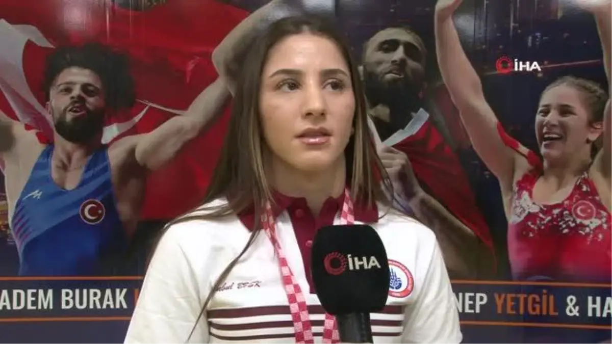 Avrupa üçüncüsü milli güreşçi Zeynep Yetgil hedefini açıkladı