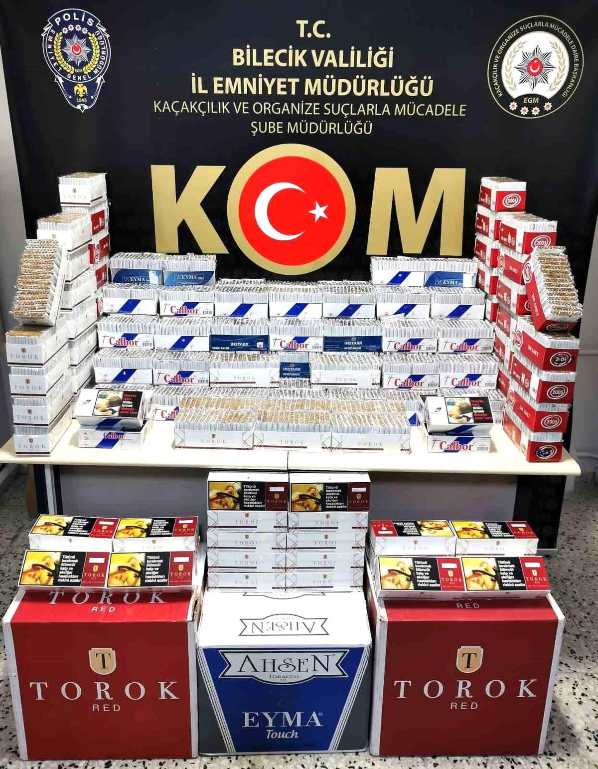 Bilecik\'te 51 Bin Adet Dolu Makaron Ele Geçirildi