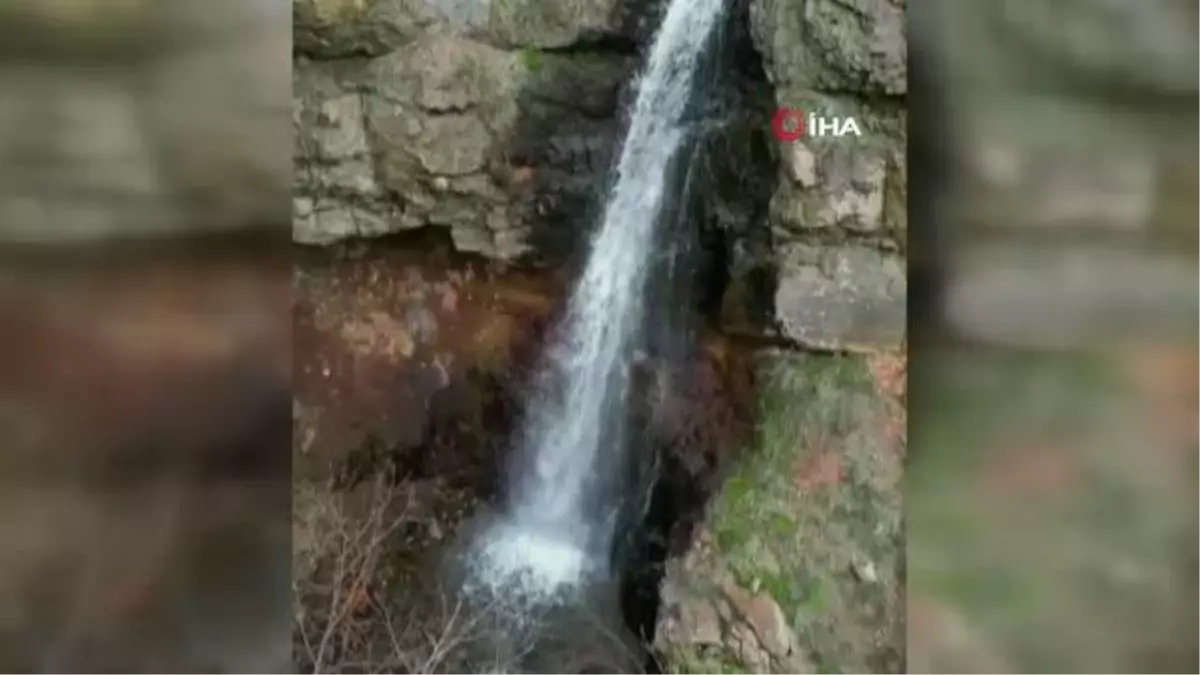 Bingöl'de kar suları eridi, şelaleler coştu