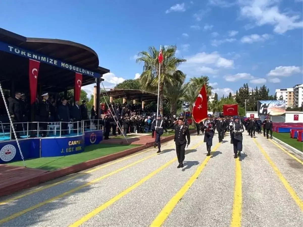 Çanakkale Jandarma Eğitim Merkezinde 2003-1 Tertip 3üncü Grup Erler Yemin Etti