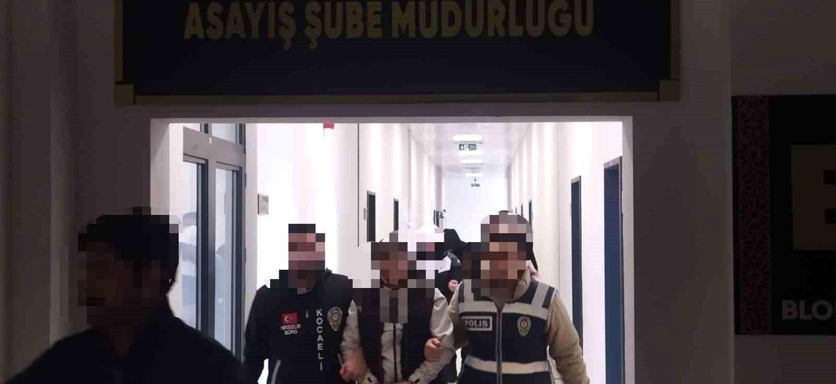 İzmit\'te 200 bin TL değerinde malzeme çalan şüpheliler tutuklandı