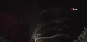 İzmir'deki büyük site yangını 7 saatin ardından kontrol altına alındı