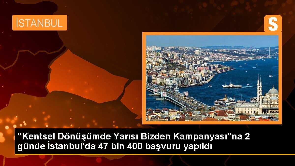 Kentsel Dönüşümde Yarısı Bizden Kampanyası İstanbul\'da Yoğun İlgi Gördü