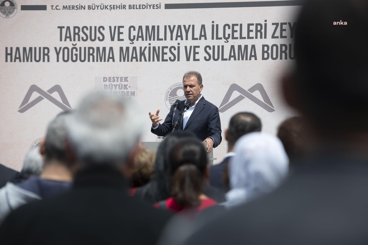 Mersin Büyükşehir Belediyesi üreticiyi destekliyor