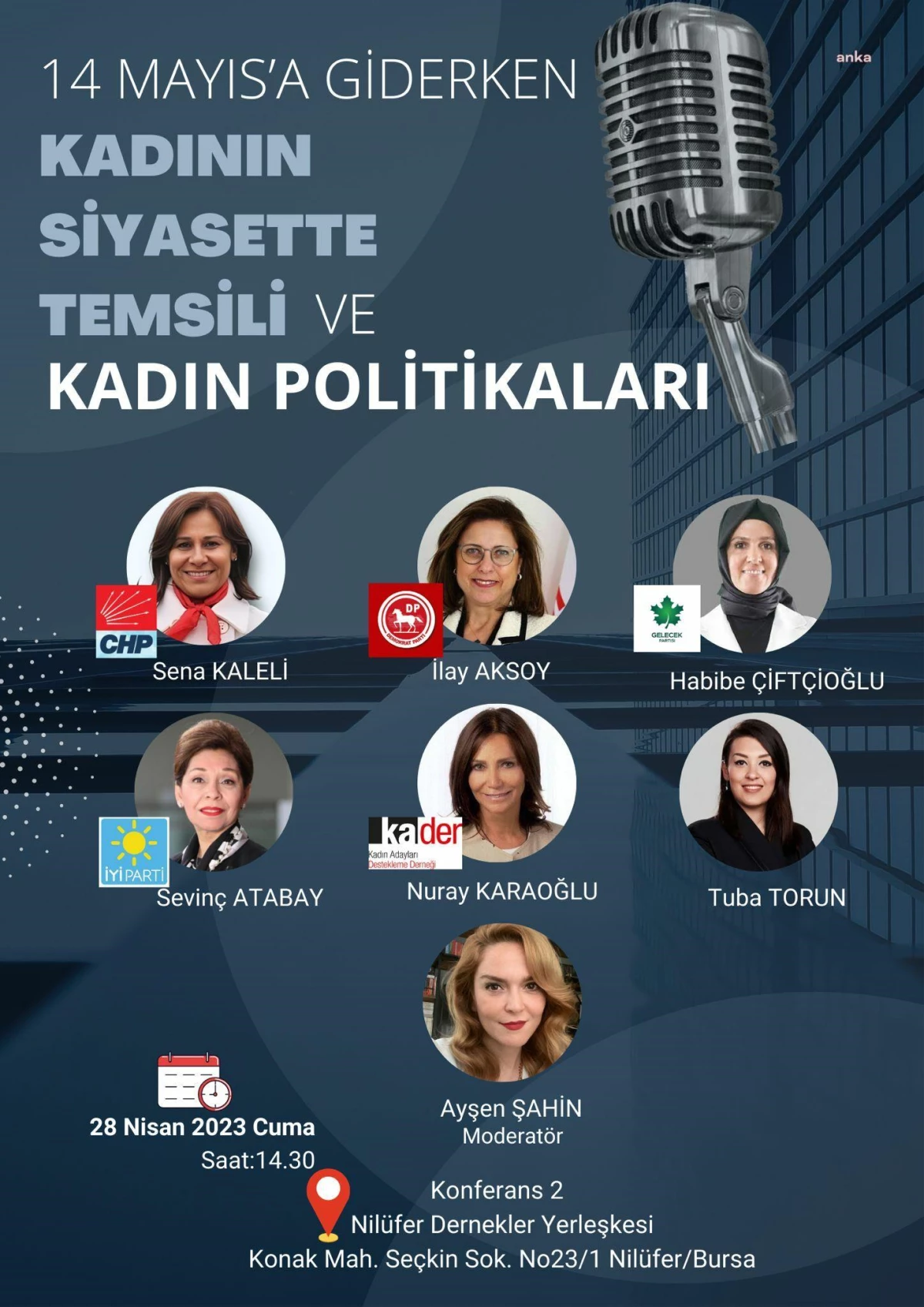 Kadının Siyasette Temsili ve Kadın Politikaları Konferansı Bursa\'da Yapılacak