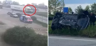Cenaze için yola çıkan otomobilin tır tarafından ezildiği kazada 2 kişi öldü, 3 kişi yaralandı