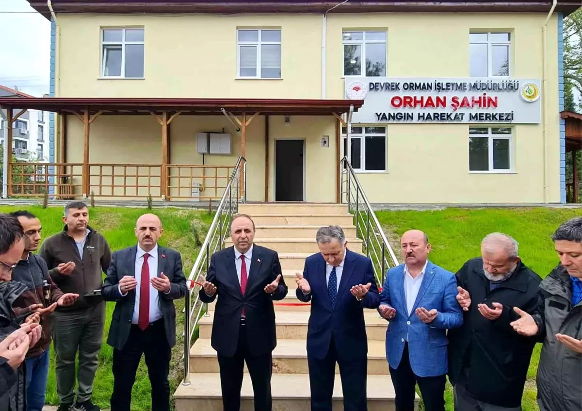 Orhan Şahin ilk müdahale ekip binası dualarla hizmete girdi