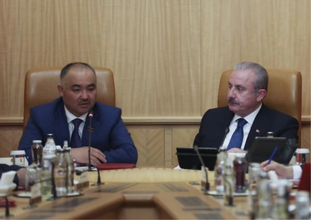 TBMM Başkanı Şentop, Kırgızistan Jogorku Keneş Başkanı ile görüştü