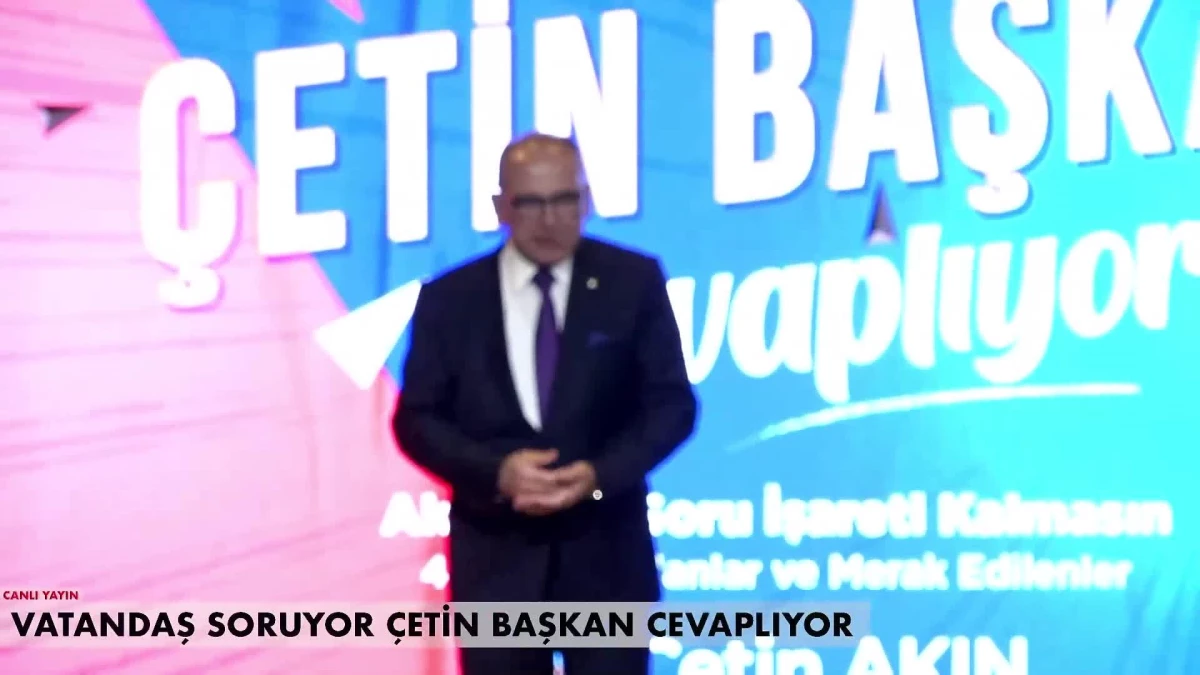 Turgutlu Belediye Başkanı Çetin Akın, Vatandaşların Sorularını Yanıtladı