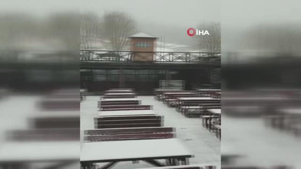 Uludağda Nisan Ayında Sürpriz Kar Yağışı