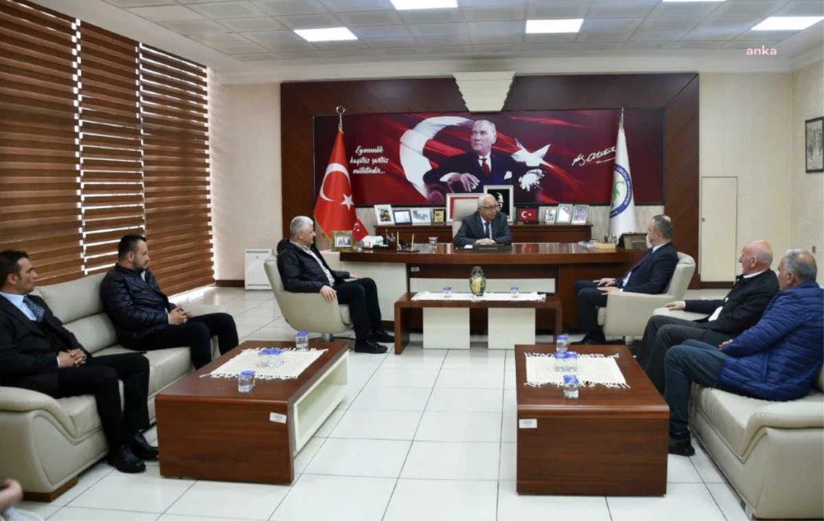 Zonguldak Belediye Başkanı Halil Posbıyık\'a taziye ziyareti