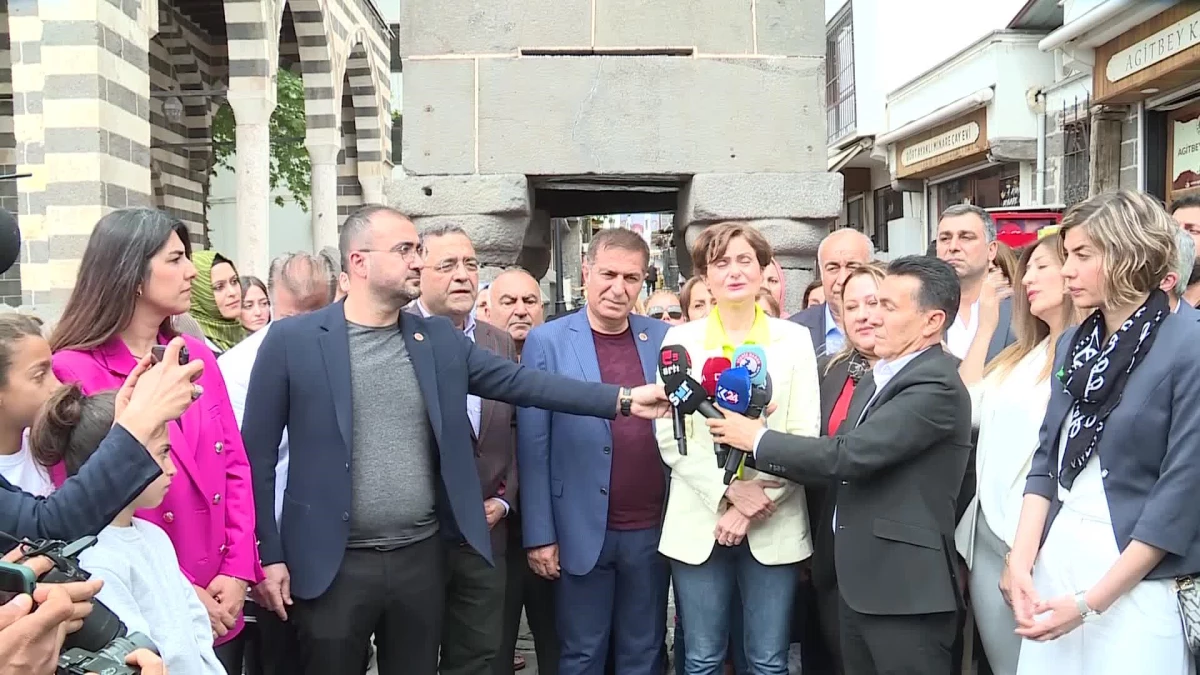 CHP İstanbul İl Başkanı Canan Kaftancıoğlu, Tahir Elçi\'nin anısına açıklama yaptı