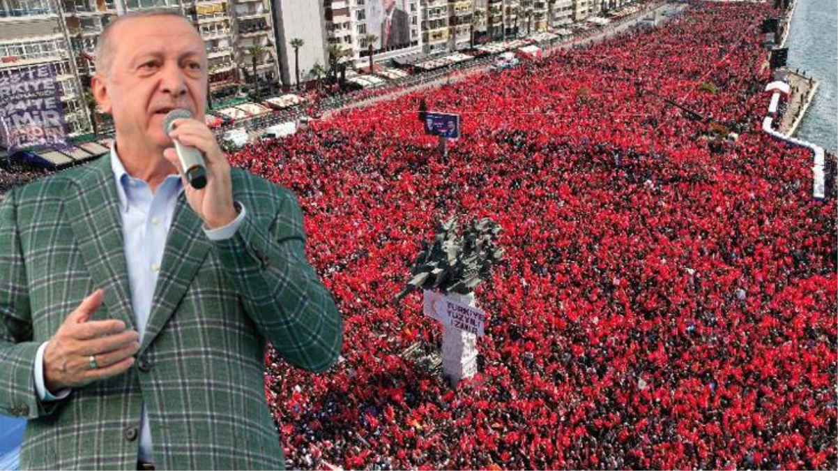 Cumhurbaşkanı Erdoğan, İzmir\'den Kılıçdaroğlu\'na meydan okudu: Bu seçim Bay Bay Kemal\'i uğurlama seçimi