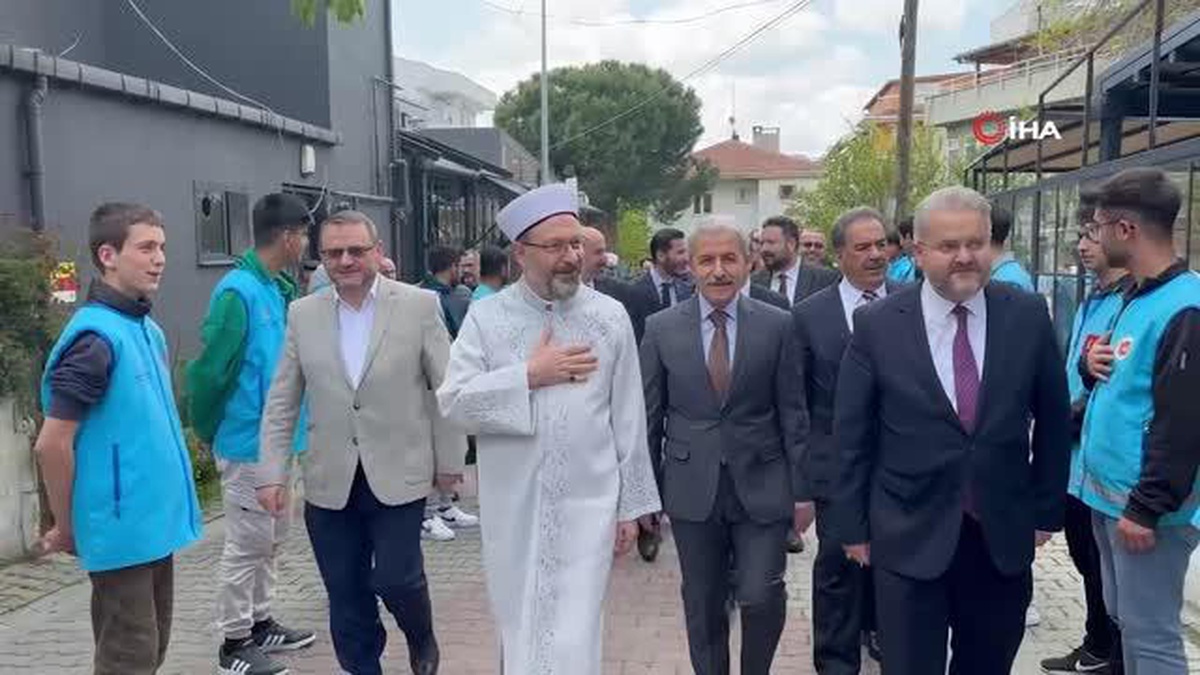 Diyanet İşleri Başkanı Erbaş, gençleri daha iyi yetiştirmek için gayret gösterecek