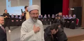 Diyanet İşleri Başkanı Erbaş, Tekirdağ Hafızlık Kız Kur'an Kursu icazet törenine katıldı