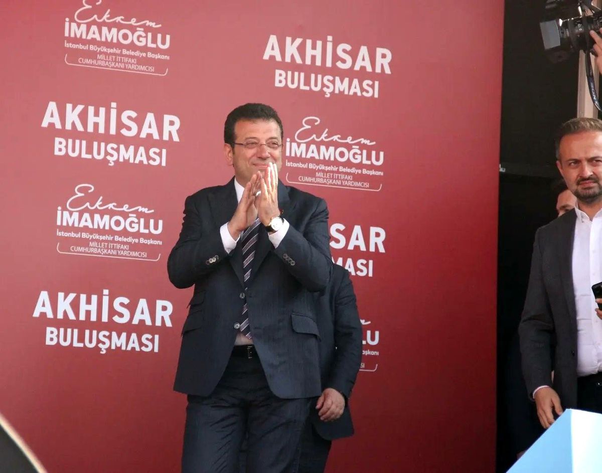 İstanbul Büyükşehir Belediye Başkanı Ekrem İmamoğlu Manisa\'da konuştu