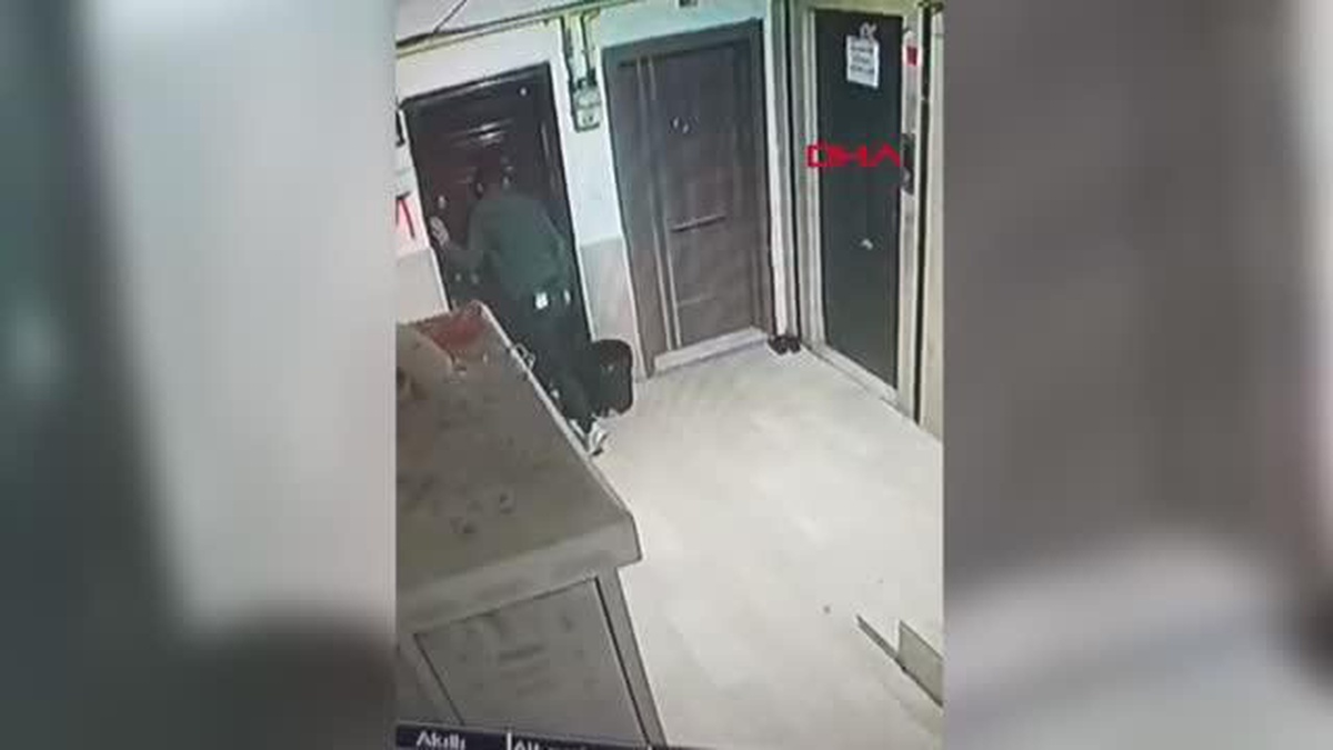 Siirt\'te apartmanlara giren şüpheli güvenlik kamerasına yakalandı