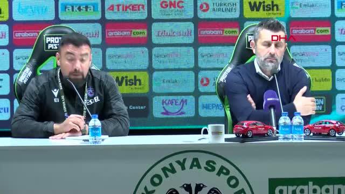 Konyaspor, Trabzonspor\'u 2-1 mağlup etti