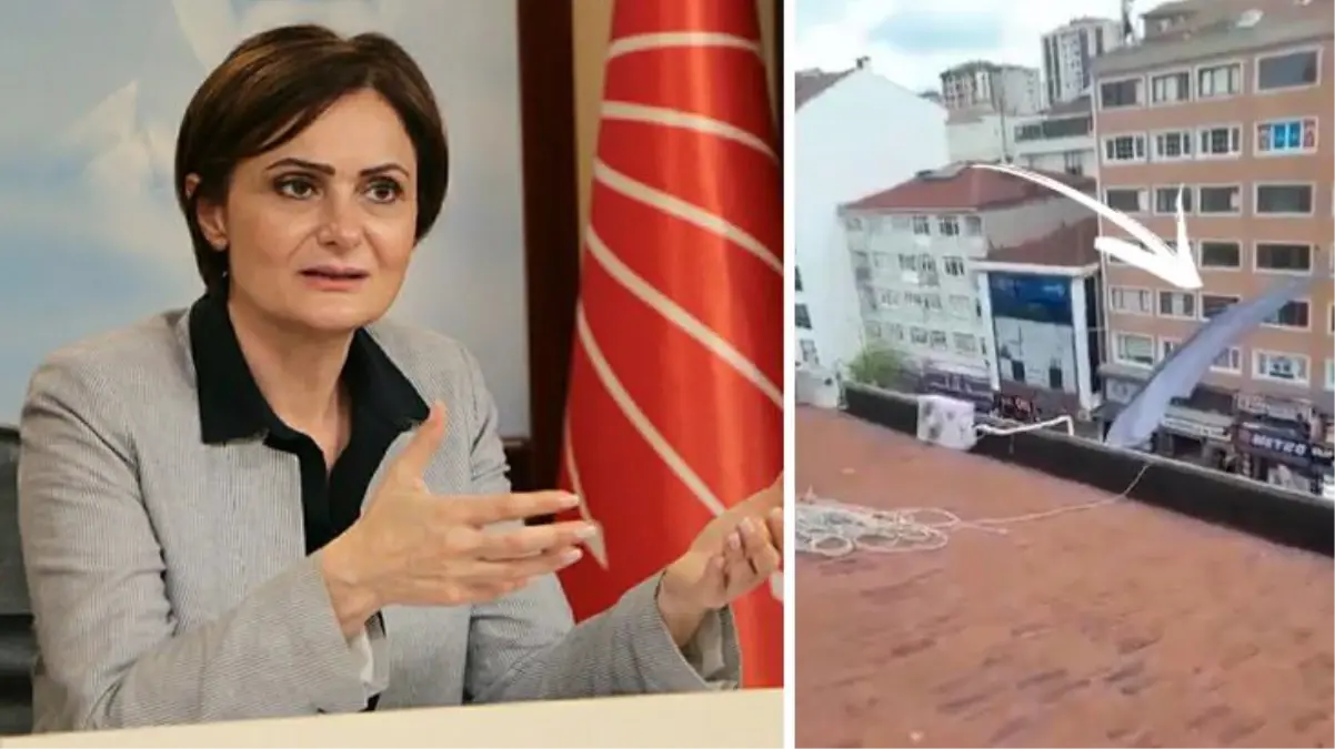 Ülkü Ocakları binasında asılan pankarta CHP İstanbul İl Başkanı Canan Kaftancıoğlu\'ndan sert tepki
