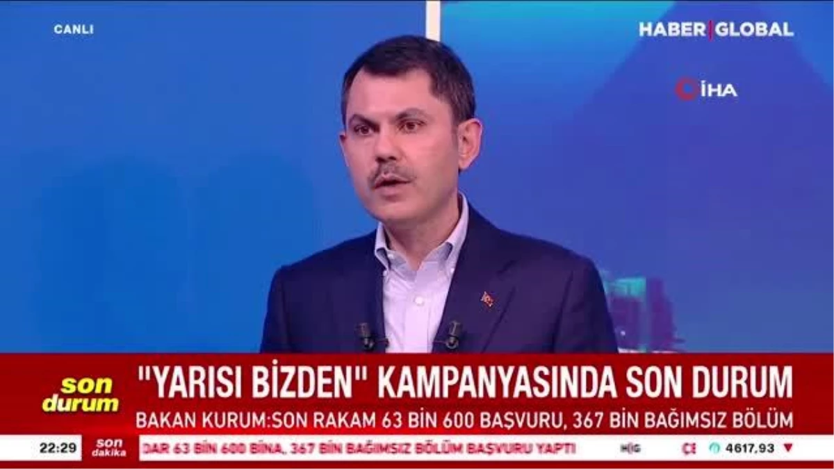 Bakan Kurum: "Sayın Kılıçdaroğlu, TOKİ konutlarına gidip, vatandaşın derdini sorup, bir çayını içmiş mi, kendisi, şantiyeye bile gitmemiştir"