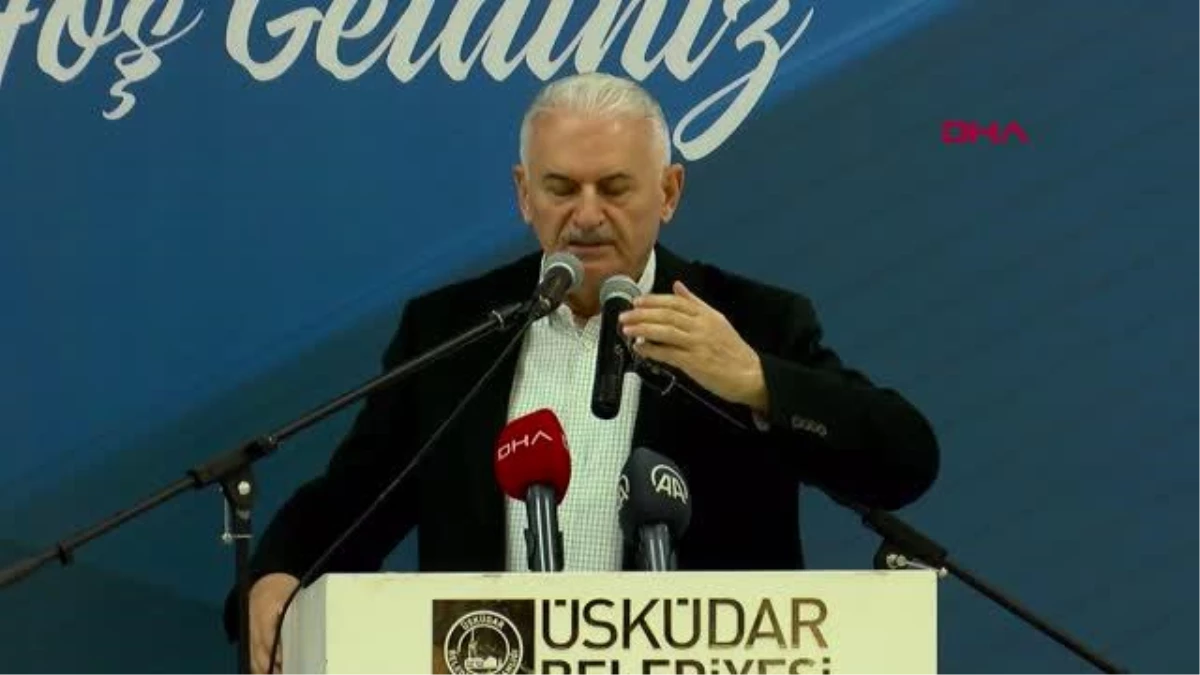 Binali Yıldırım, Üsküdar\'da Minibüsçülerle Buluştu