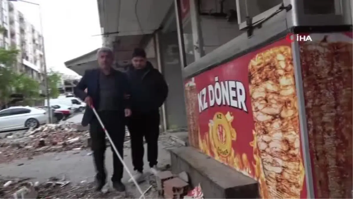 Görme engelli döner ustası konteyner dükkan için yardım bekliyor