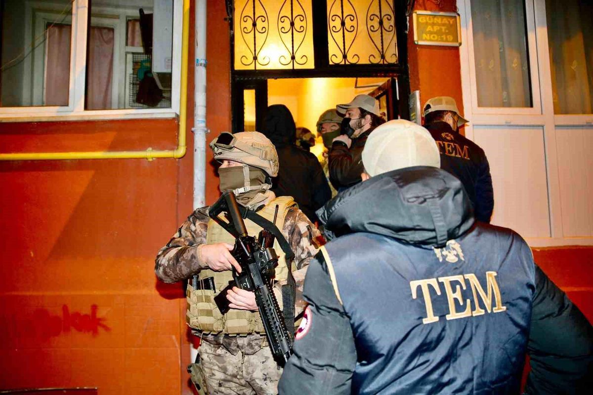 MLKP terör örgütü bağlantılı şahıslara yapılan operasyonlarda 10 şüpheli yakalandı