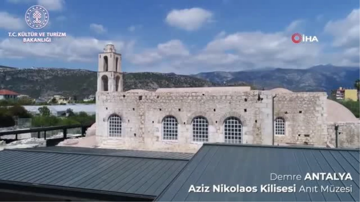 Kültür ve Turizm Bakanlığından Aziz Nikolaos Kilisesi Anıt Müzesinde Restorasyon