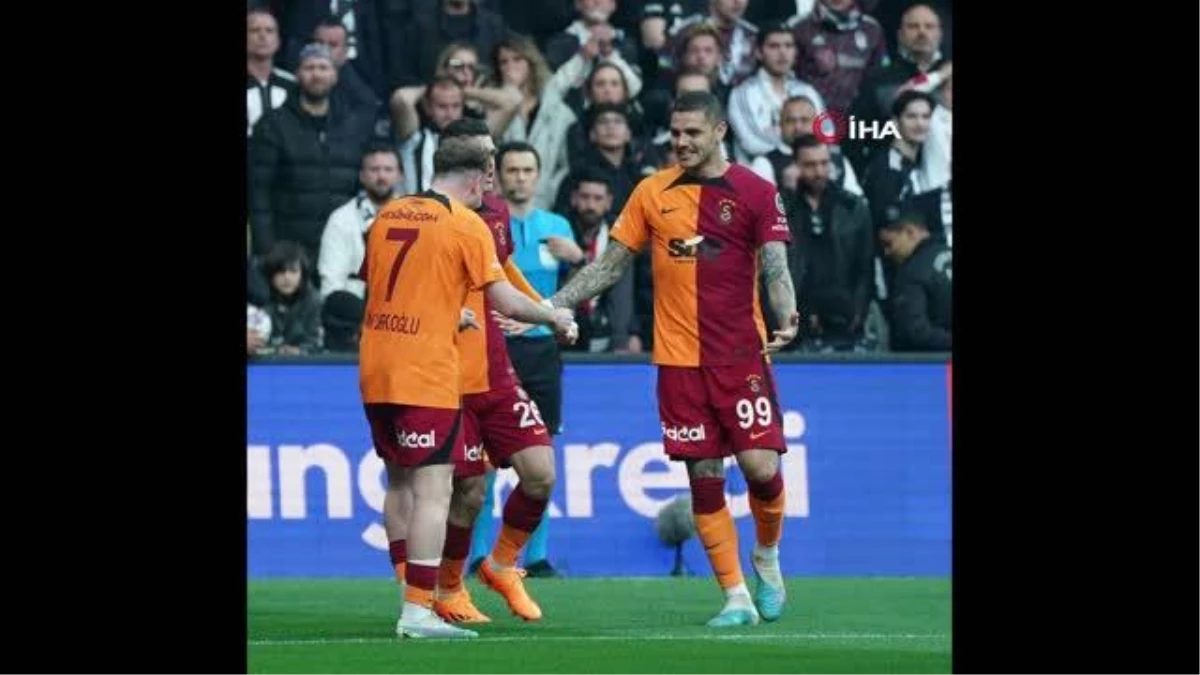 Beşiktaş and Galatasaray draw 1-1 in the first half of the Super Lig match