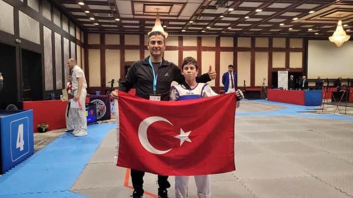 Düzceli Taekwondo sporcusu Utku Kap Avrupa Kulüpler Şampiyonu oldu