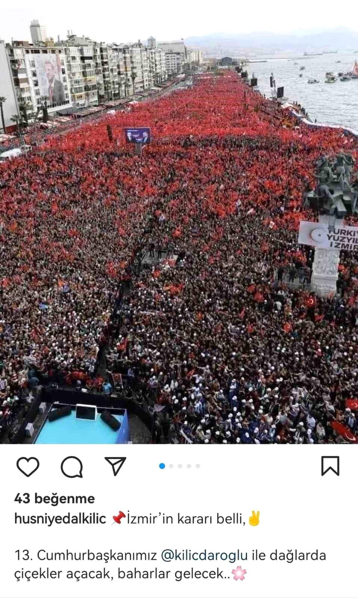 CHP Meclis Üyesi, Kılıçdaroğlu Mitingi Yerine Erdoğan Mitingi Fotoğrafını Paylaştı