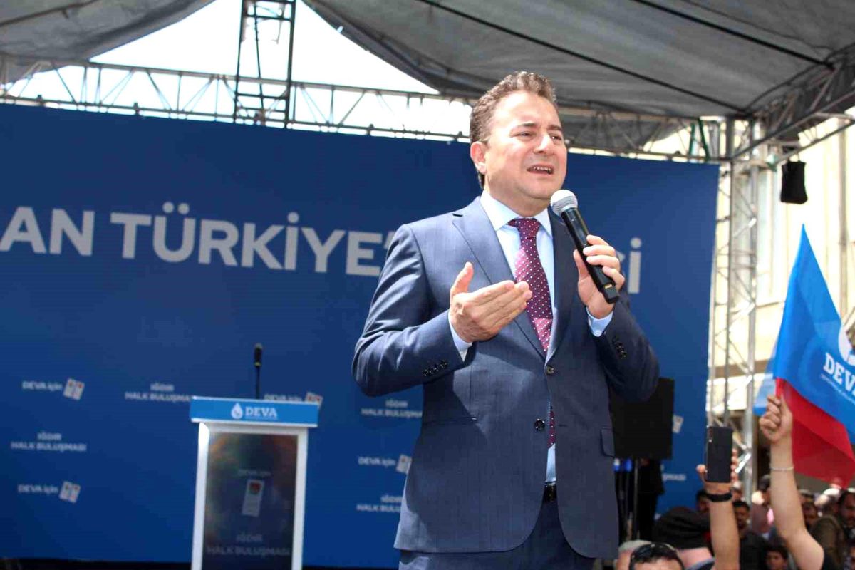 DEVA Partisi Genel Başkanı Ali Babacan Iğdır\'da Halk Buluşmasında Konuştu