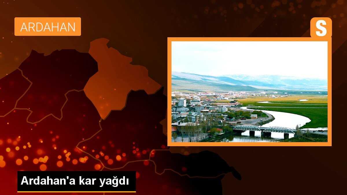 Ardahan\'ın Göle ilçesine Mayıs ayında kar yağdı