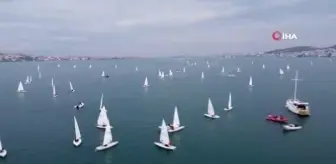 Ayvalık'ta TYF Yelken Ligi 2. Ayak Optimist Yarışmaları sona erdi