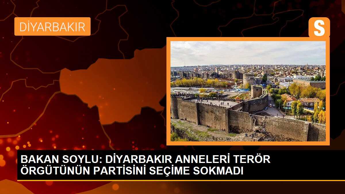 İçişleri Bakanı Soylu: \'Anayasa Mahkemesi HDP\'yi kapatamadı ama Diyarbakır Anneleri terör örgütünün partisini seçime sokmadı\'