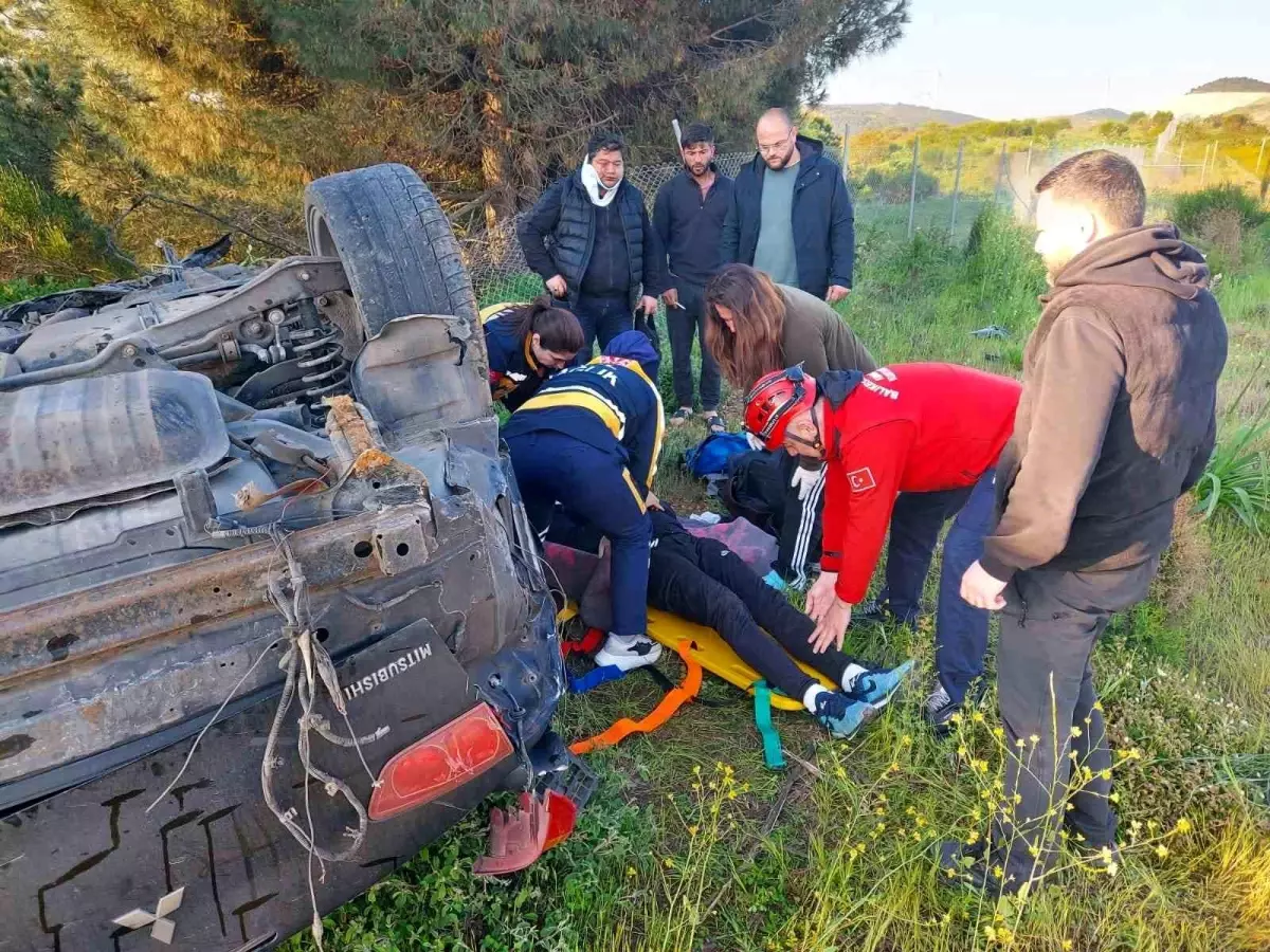 Balıkesir\'de trafik kazası: 2 kişi yaralandı