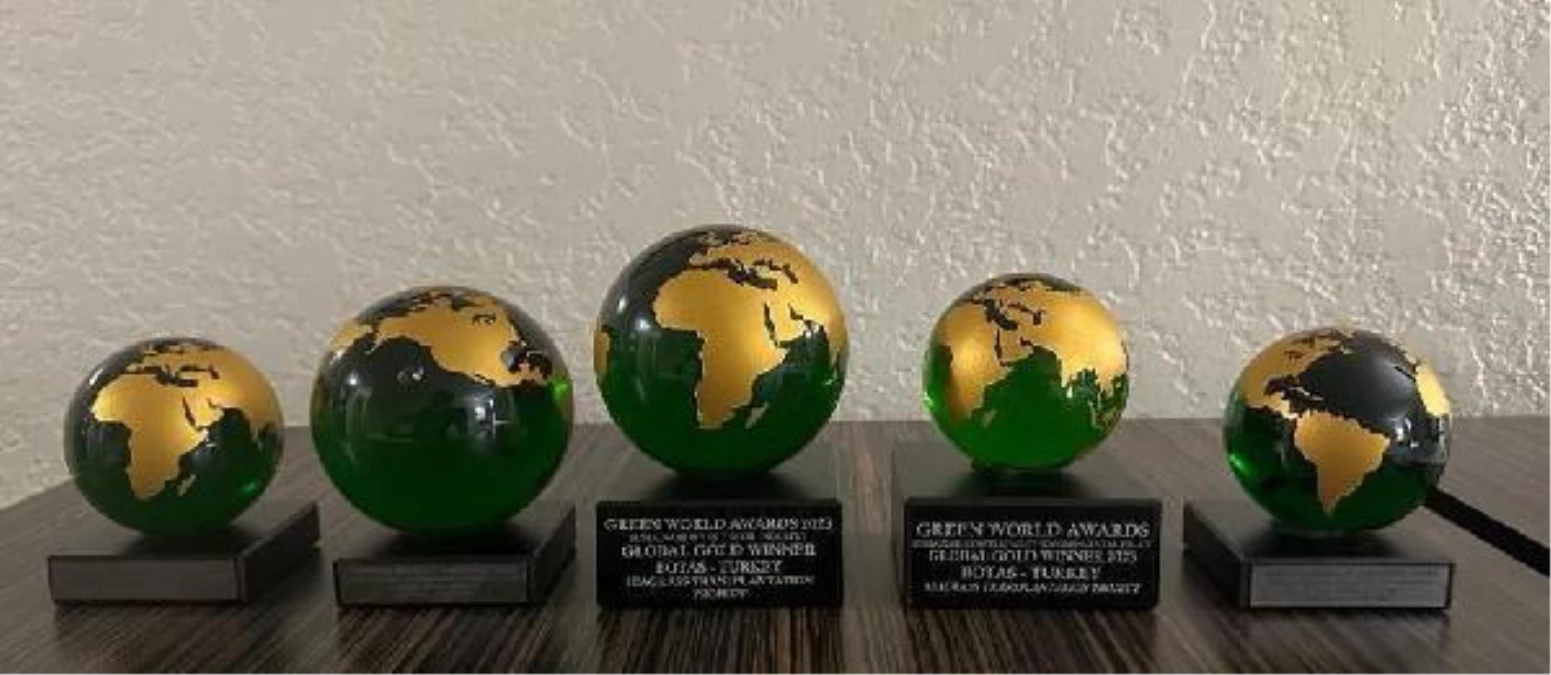 BOTAŞ, Yeşil Dünya Ödülleri\'nde 5 kategoride ödüle layık görüldü