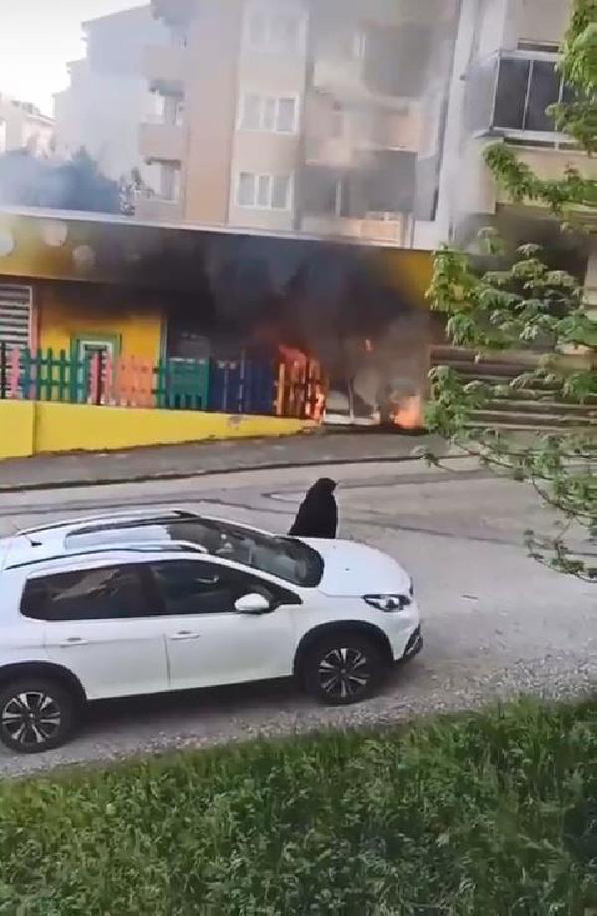 Bursa\'da Özel Anaokulunda Yangın Çıktı